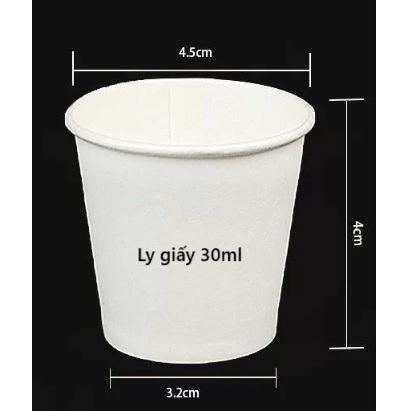 Combo 4000 ly giấy 30ml