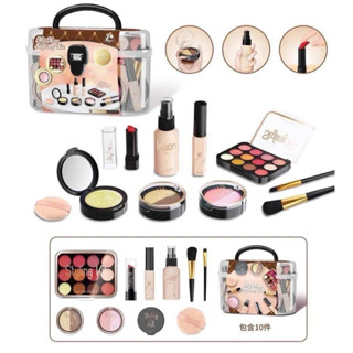 Bộ Đồ Chơi Mô Phỏng Trang Điểm, Set Make Up Giả Không Màu, Thúc Đẩy Sáng Tạo Cho Bé, Không Có Màu