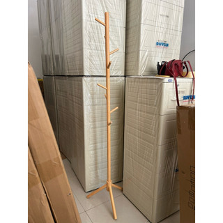 CÂY TREO QUẦN ÁO GỖ 8 NHÁNH