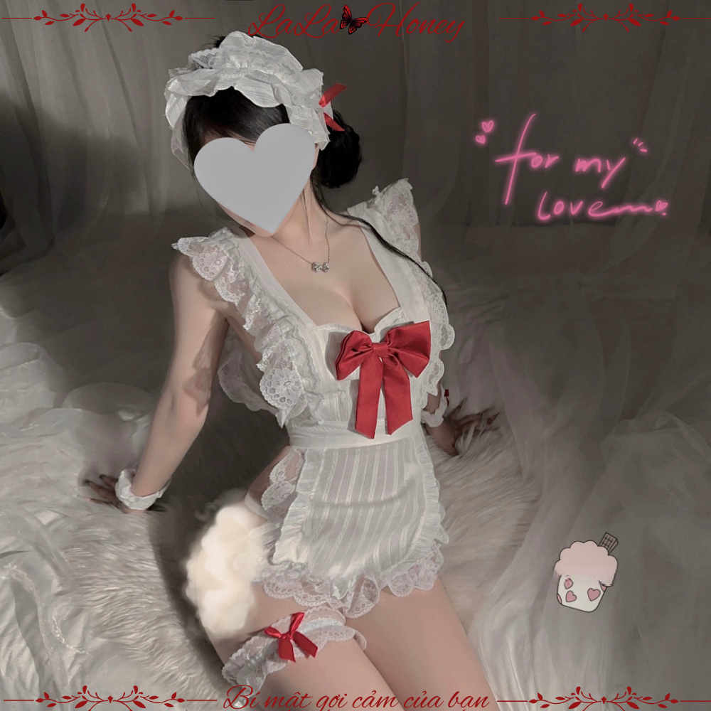 Bộ Cosplay Cô Hầu Gái Đáng Yêu Gợi Cảm, Đồ Ngủ Cosplay Người Hầu Gái Quyến Rũ C140 - LALA HONEY | BigBuy360 - bigbuy360.vn