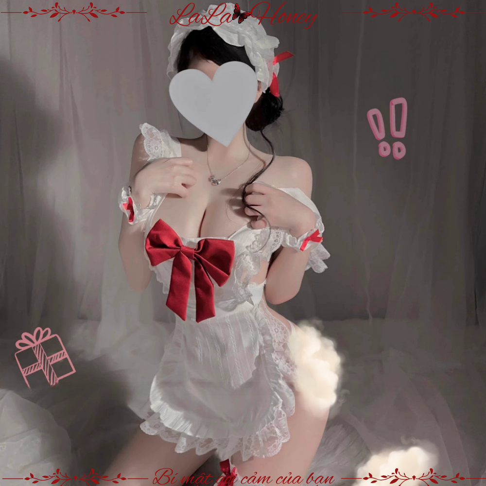 Bộ Cosplay Cô Hầu Gái Đáng Yêu Gợi Cảm, Đồ Ngủ Cosplay Người Hầu Gái Quyến Rũ C140 - LALA HONEY | BigBuy360 - bigbuy360.vn