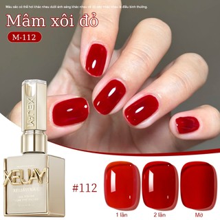  XEIJAYI 15ml Gel nail màu đỏ cổ điển mới phù hợp cho tiệm làm móng và mọi mùa 