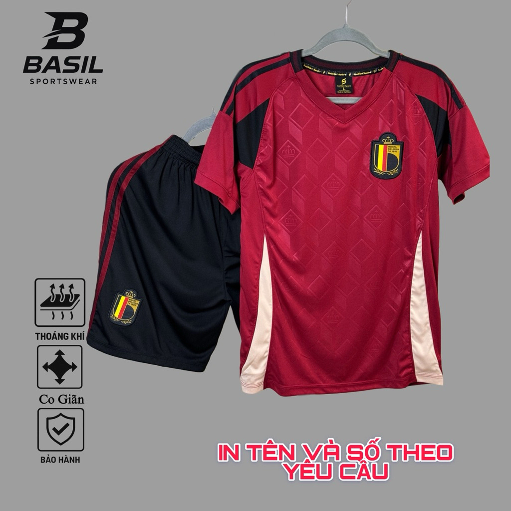 Quần áo bóng đá Thun Lạnh tuyển Bỉ