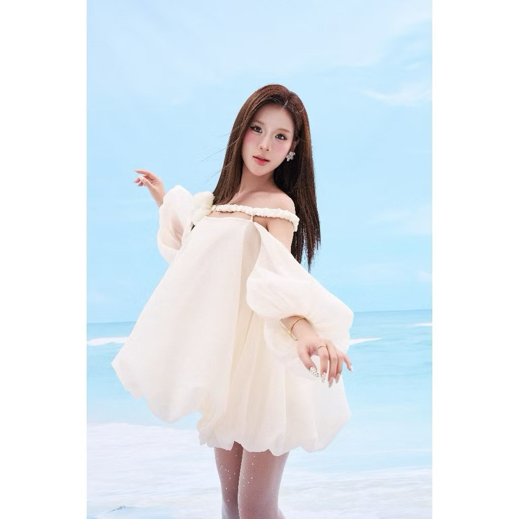 Đầm Trễ Vai GUVIE size S