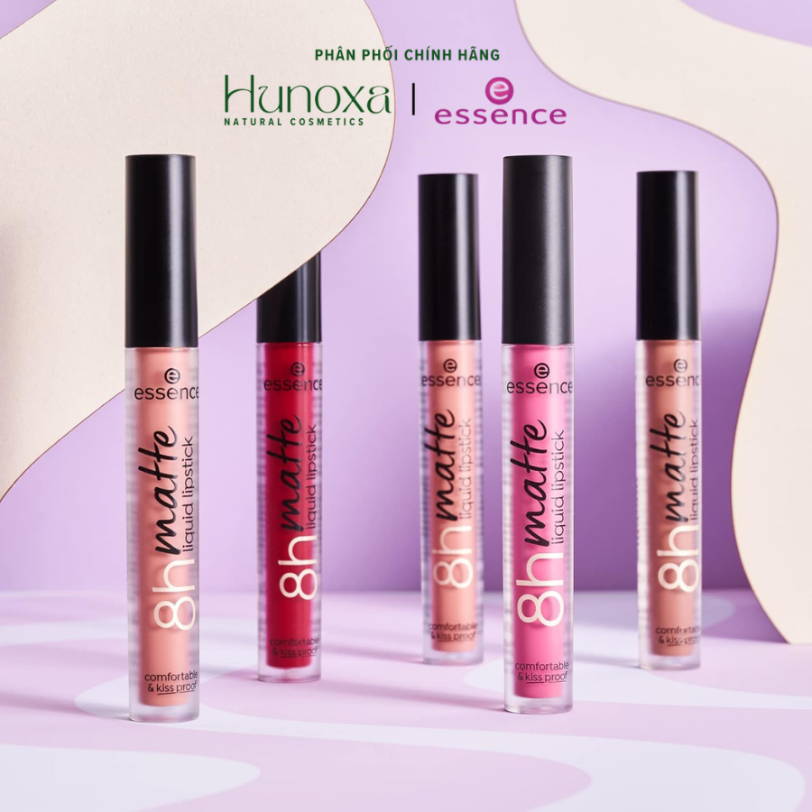 Son kem lì Essence Matte Liquid Lipstick 8h siêu bền màu sắc hồng cá tính năng động 2,5ml -