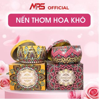 Nến Thơm Sáp Đậu Nành Light & Life – Hoa khô thơm lâu 12–15h khử mùi hộp thiếc Super Clean 