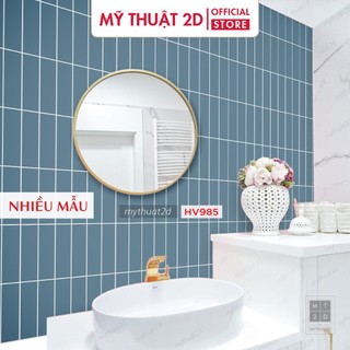  Decal gạch bông decal dán bếp dán tường mẫu O CHU NHAT 