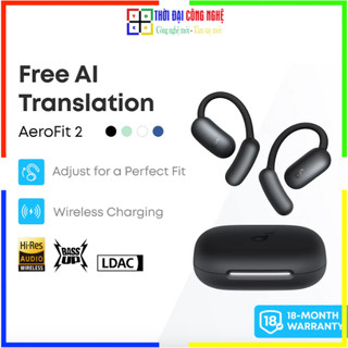Tai nghe Open-Ear Soundcore AeroFit 2 - Anker A3874 tai nghe dịch thuật. Bảo hành 18 tháng, 1 đổi 1 15 ngày.