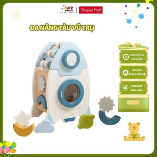 Đồ Chơi Tàu Vũ Trụ Montessori 5in1 Toykingdom - Đồ Chơi Giáo Dục Thông Minh cho Bé