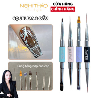 Cọ vẽ nét nail 2 đầu JELIVA Nghi Thảo