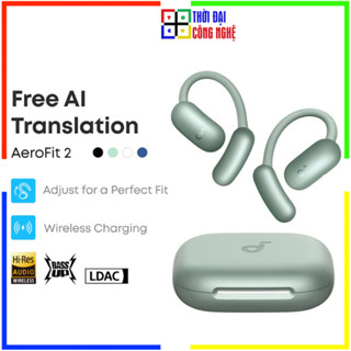 Soundcore AeroFit 2 - Anker A3874 Tai nghe Open-Ear dịch thuật . Bảo hành 18 tháng, 1 đổi 1 30 ngày.