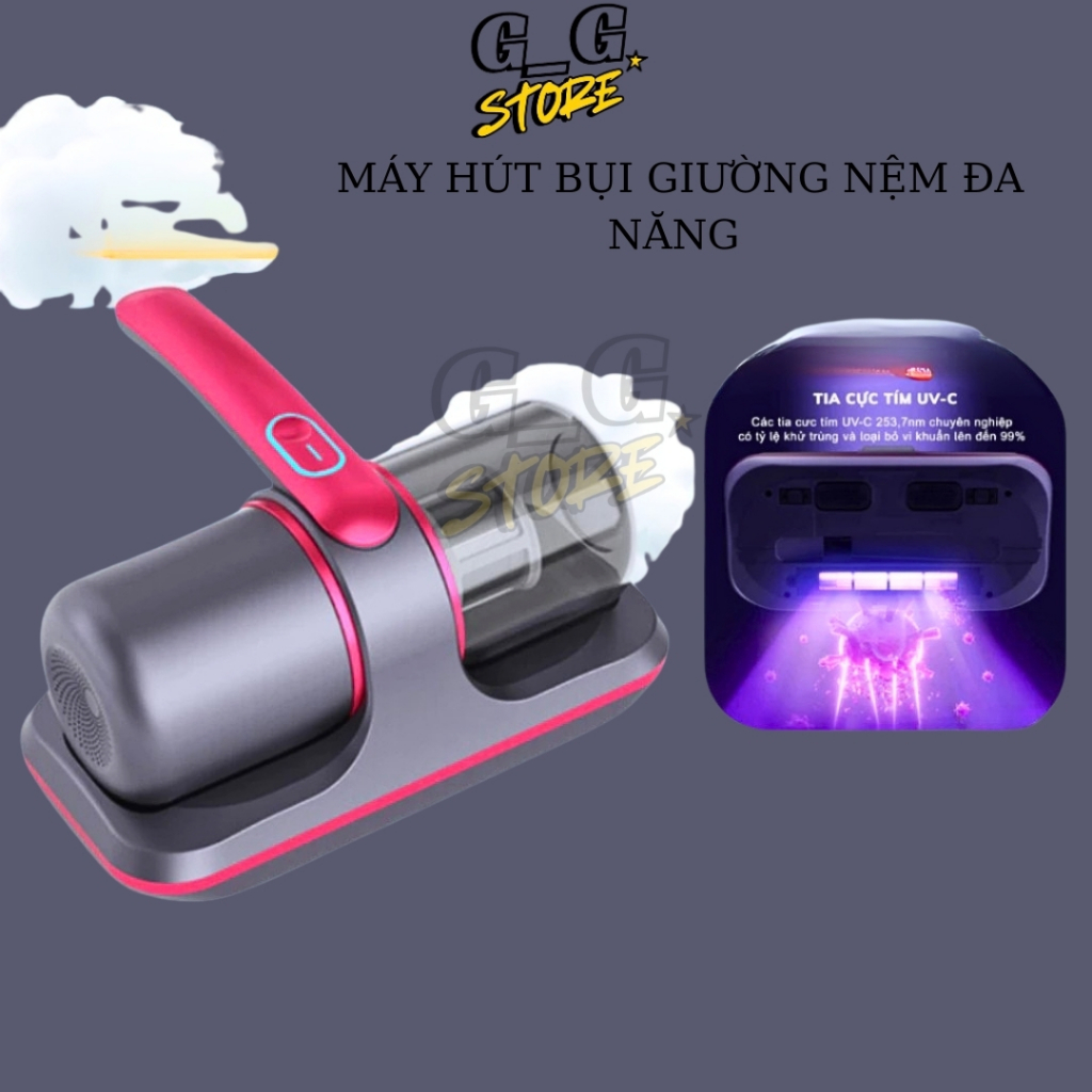 Máy Hút Bụi Giường Nệm Công Nghệ Tia UV – Làm Sạch Sâu Nệm Sofa - GGStore