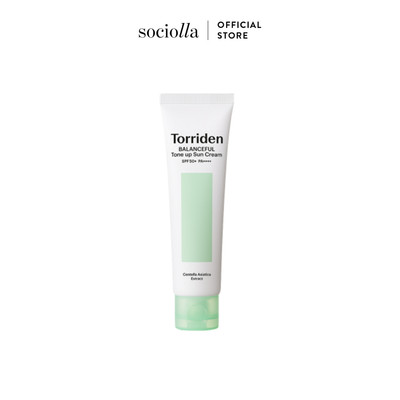 Kem Chống Nắng Nâng Tone Torriden Balanceful Cica Tone Up Sun Cream SPF 50+ PA++++