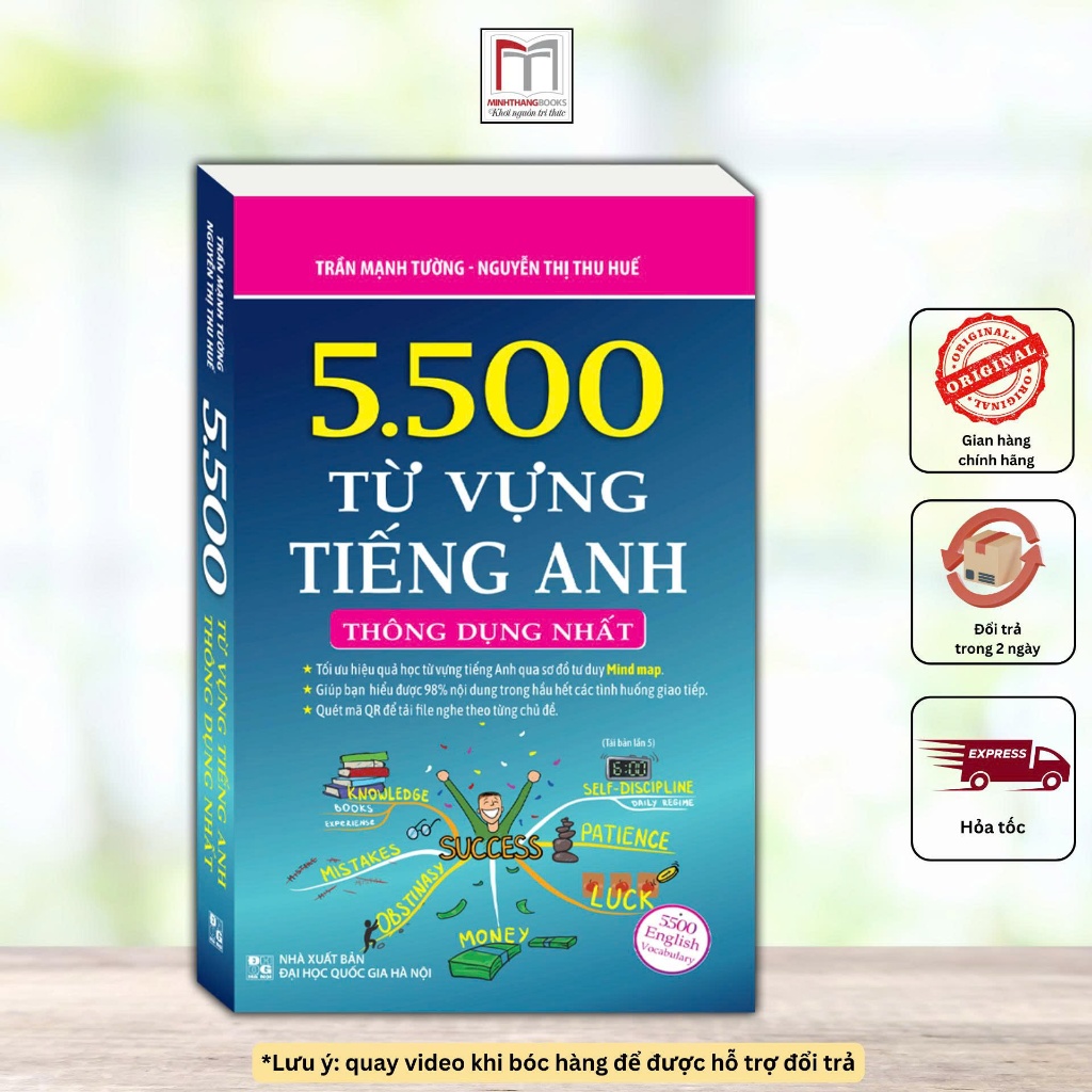 Sách – 5.500 Từ Vựng Tiếng Anh Thông Dụng Nhất (Tái bản mới)