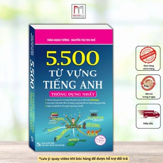 Sách – 5.500 Từ Vựng Tiếng Anh Thông Dụng Nhất (Tái bản mới)