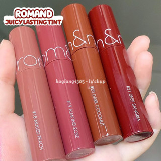  Son Tint Bóng Romand Juicy Lasting Tint Màu 19 Almond Rose -Hoa Hồng Hạnh Nhân 