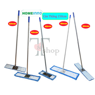  Tổng Hợp Các Size Cây Lau Nhà CÁN THẲNG Dài 150cm Bẹ Inox Tấm Lau San Hô 45cm  50cm  60cm  80cm  90cm 