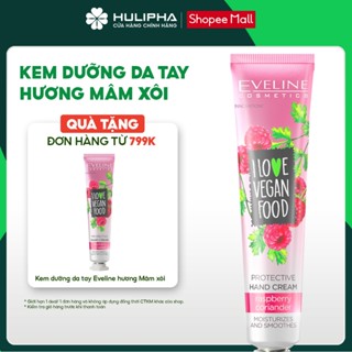 Kem Dưỡng Tay Eveline Chấm Dứt Da Tay Khô Nứt Nẻ, Thô Ráp Tức Thì, Giữ Ẩm Sâu Tới 12 Tiếng Với Hương Mâm Xôi - Tuýp 50ml