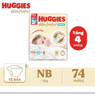  Tã dán sơ sinh huggies NB 