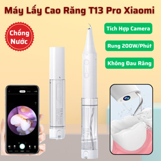  Máy lấy cao răng Xiaomi Sunuo T13 Pro làm sạch bằng sóng siêu âm đánh bay vôi răng 99% loại bỏ vết ố hiệu quả 