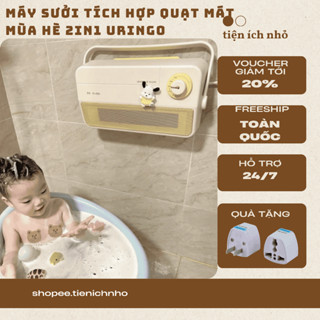  Máy Sưởi Tích Hợp Quạt Mát Mùa Hè 2in1 URINGO- Bảo Hành 12 Tháng 