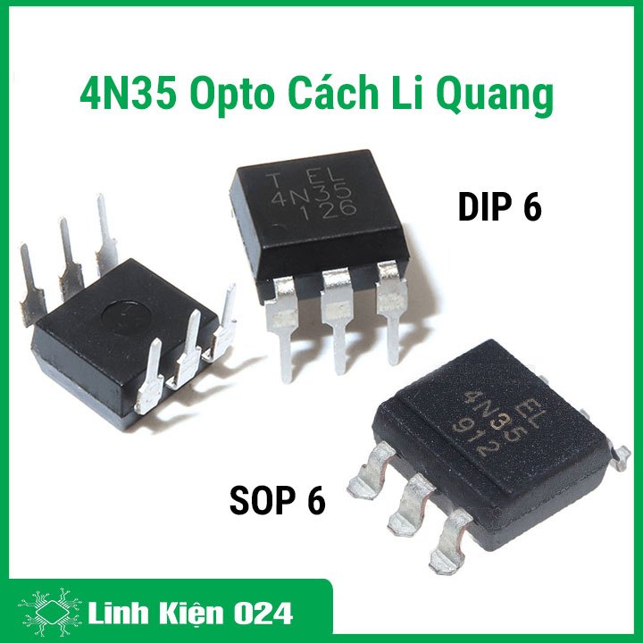 IC 4N35 Opto cách li quang