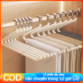 Set 50 Móc treo quần đa năng chống trượt GREENSINDOOR Móc treo quần áo đa năng inox