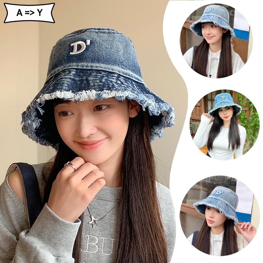 Mũ Bucket ❤️ Nón Bucket Chữ Cái cao cấp Unisex Nam Nữ