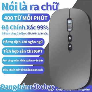 Chuột AI Thông Minh A7- Bluetooth & 2.4G | Dịch Giọng Nói + Văn Bản | Hỗ Trợ 120 Ngôn Ngữ | Pin Sạc Type-C