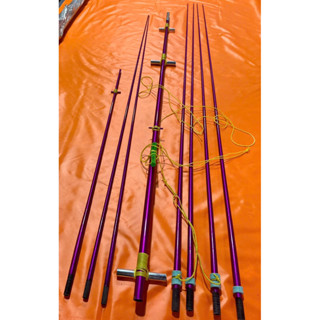  Bộ khung diều hoàn thiện 2m5 đuôi cá full tím vip  không có áo,đã buộc sẵn pass bụng 66 