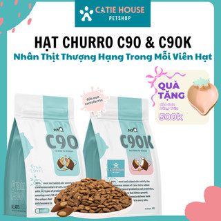   Hỏa Tốc_Kèm Quà  Hạt cho mèo PetQ Hạt Churro C90 nhân thịt sữa non cho mèo con mèo lớn 1Kg 