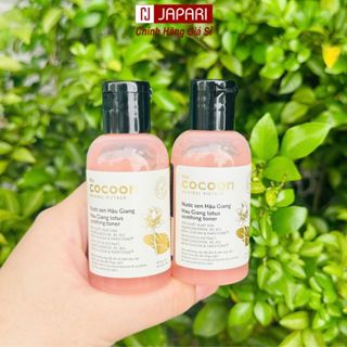  Toner Sen Hậu Giang Cocoon Dưỡng Ẩm 50ml - Nước Hoa Hồng Cân Bằng Dành Cho Da Dầu Nhạy Cảm - Japari 