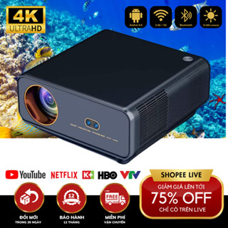 Máy Chiếu Mini Cao Cấp 4K XMAX 11 Plus kết nối wifi, bluetooth, nhỏ gọn, Bảo hành 12 tháng