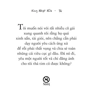 Sách Đừng Nhạt Nữa - Ngoa - Kira 