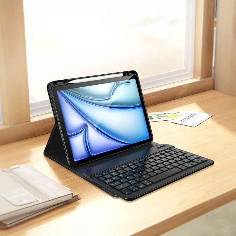 Bao da bàn phím iPad A16 Gen 11 / 10 2022/ Pro 11 2018 / M4 / Air 4 / 5 / 6 M2 M3 WiWU MK-006 tặng k