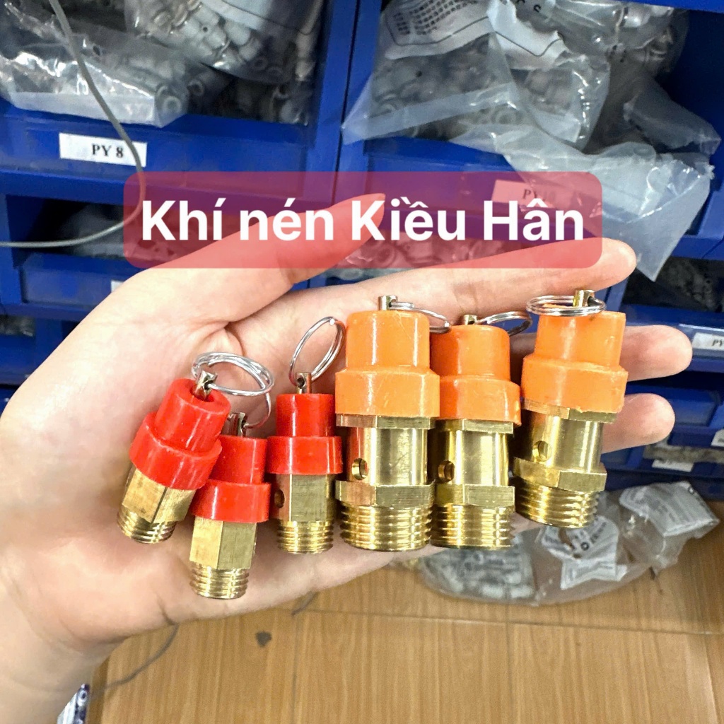 GIÁ XƯỞNG Van an toàn máy nén khí, van xả hơi máy nén khí HÀNG THẬT ẢNH THẬT
