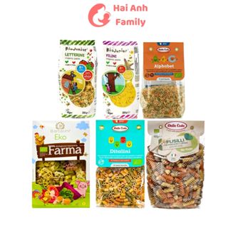 Nui mì hữu cơ nhập khẩu nhiều hình, nhiều vị cho bé ăn dặm - gói 50g