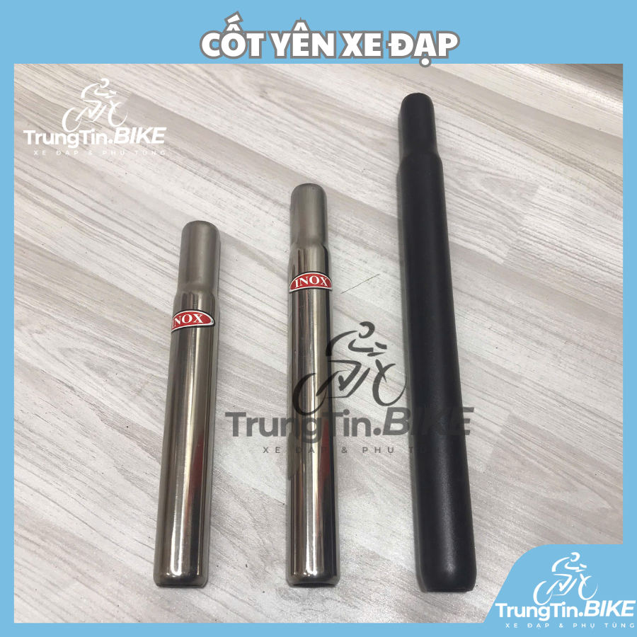 Cốt Yên Xe Đạp Inox 20–23–30cm – Ống Yên Chắc Chắn, Chống Gỉ, Nhiều Kích Thước