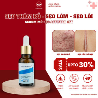 Serum Mờ Sẹo Actiscar Làm Mờ Sẹo Lồi, Sẹo Lõm, Sẹo Rỗ, Sẹo Thâm, Sẹo Phẫu Thuật, Sẹo Mới Hình Thành