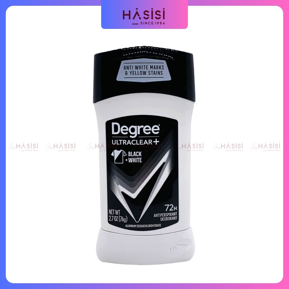 Lăn Khử Mùi  DEGREE - Men Motion sense Ultraclear Black + White 76g