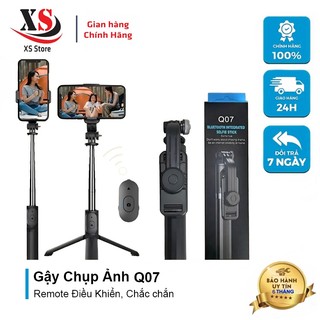 Gậy Chụp Ảnh Selfie Q07, Remote Điều Khiển, Đi Chơi Chụp Hình - XS Store