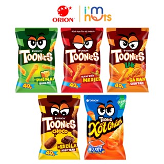 Combo 5 Gói Bánh Snack Toonies Orion Đủ Vị Gói Nhỏ Và Gói Lớn