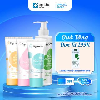 Elymom Mẹ bầu và Sau sinh Gel Rửa Mặt, Kem Chống Nắng, Kem dưỡng Da, Sữa Dưỡng Thể