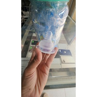 🍼1>>5 Núm ty, núm vú silicon siêu mềm Kichilachi (Size S, M, L, Y) ( Cổ rộng ) 2 MẪU MỚI và MẪU CŨ