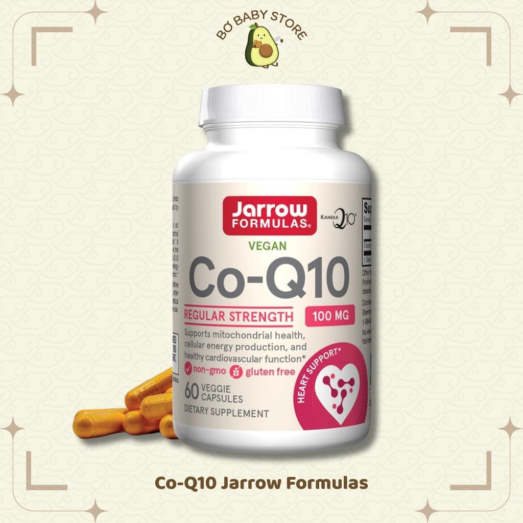 Co-Q10 Jarrow Formulas Mỹ 60 viên (BAY AIR - ĐỦ BILL)