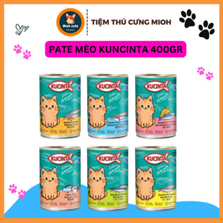  Pate Mèo Kucinta Pate Lon cho Mèo Vị Cá Biển Hải Sản Cho Mèo Mọi lứa tuổi 400g 