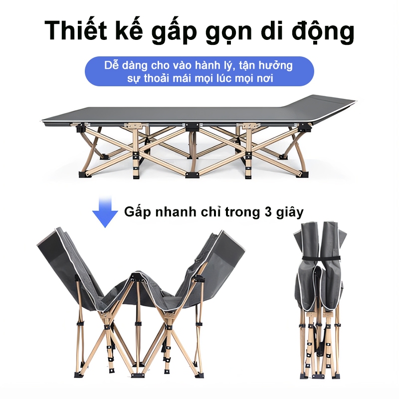 Giường gấp hàng nhập khẩu Thoải Mái Êm Ái Tháo Lắp Tiện Lợi Khổ Lớn Dùng Ở Văn Phòng Nhà Ở Bệnh Viên Giường ngủ vă | BigBuy360 - bigbuy360.vn