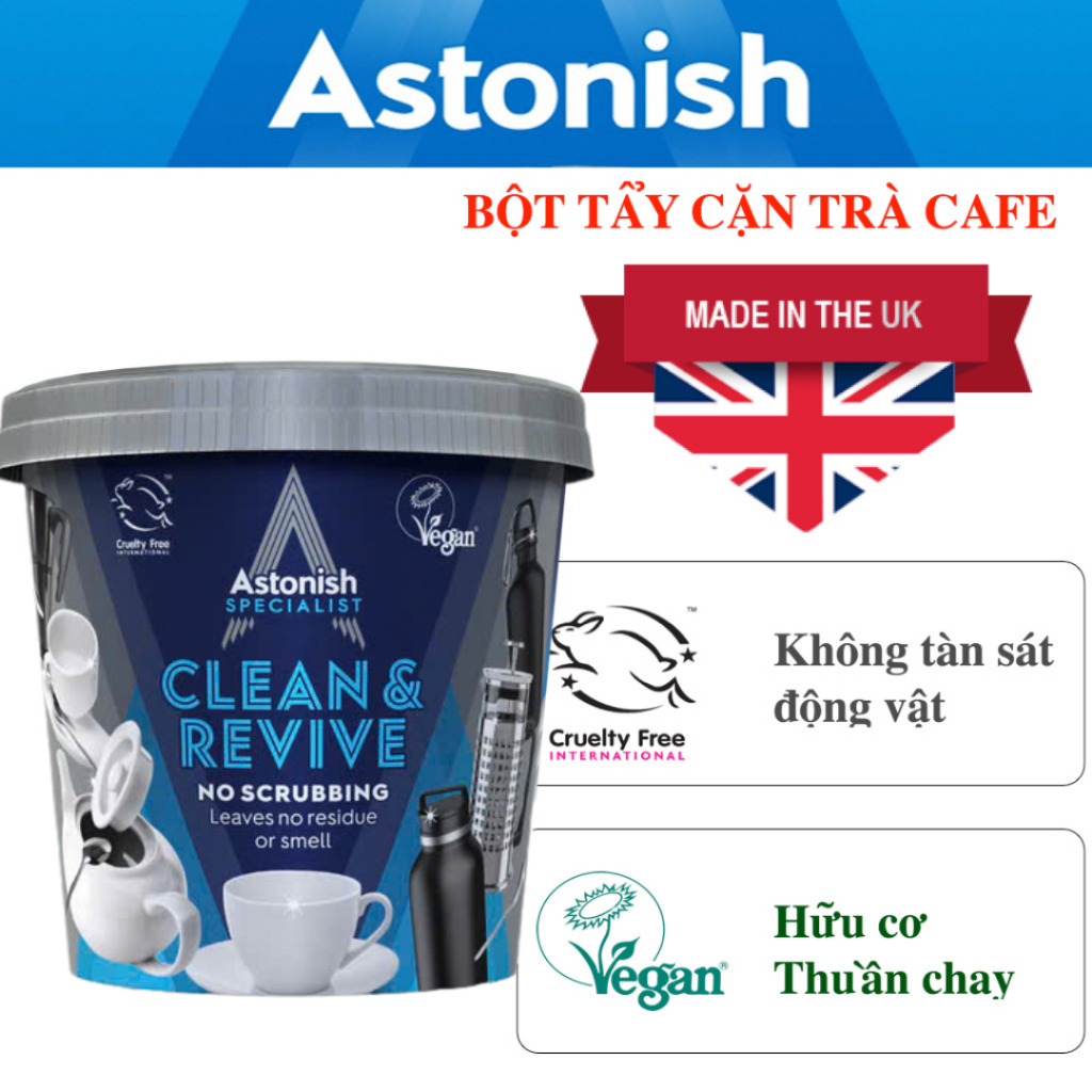 Bột tẩy cặn trà & cafe Astonish C9630