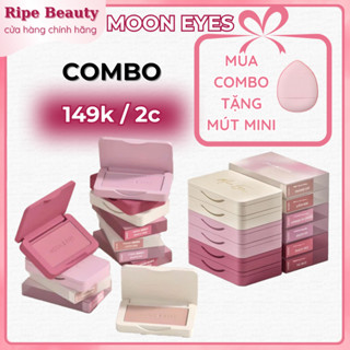 [MOON EYES] Phấn Má Hồng Moon Eyes / MoonEyes Đơn Sắc Mịn Lì Tự Nhiên, Matte Blush, 6.5g