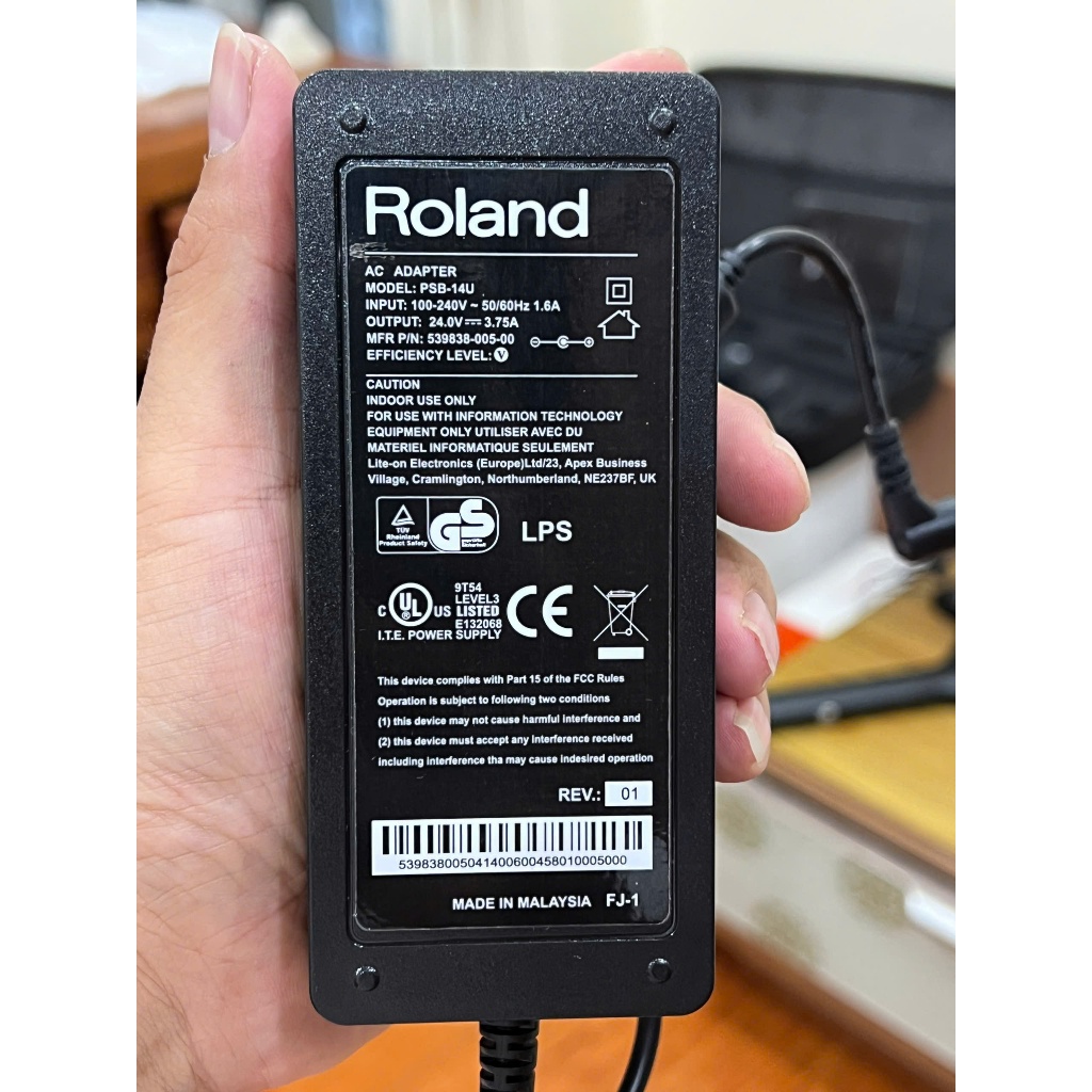 🔌 Adapter nguồn 24V cho Piano điện Roland HP-603 – Ổn định, an toàn, bền bỉ
